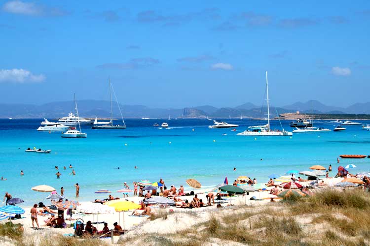 Playa de Ses Illetes (Formentera, Baleares)