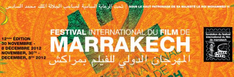 Cartel Oficial del Festival Internacional de Cine de Marrakech 2012
