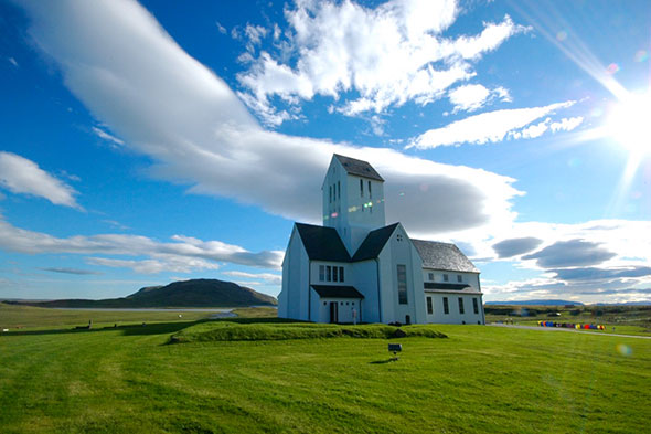 Catedral de Skalholt, sur de Islandia