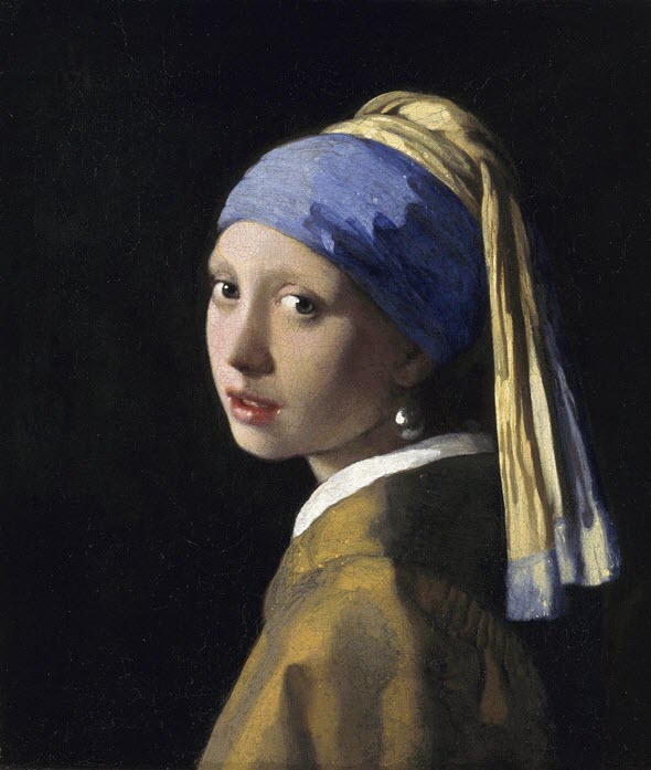 La joven de la perla, de Vermeer