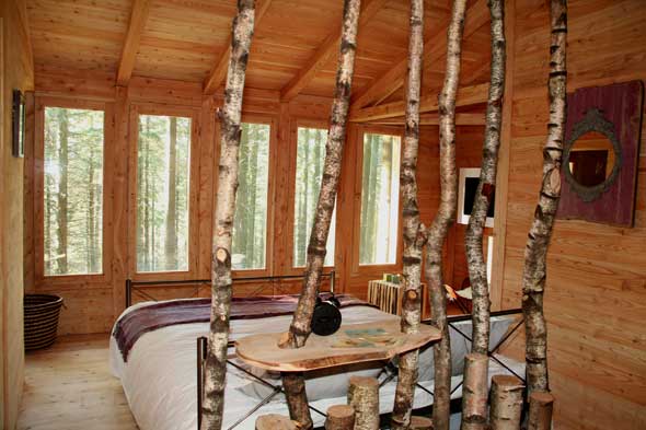 Zuhaitz-etxeak. Dormir en cabañas en los árboles en Euskadi