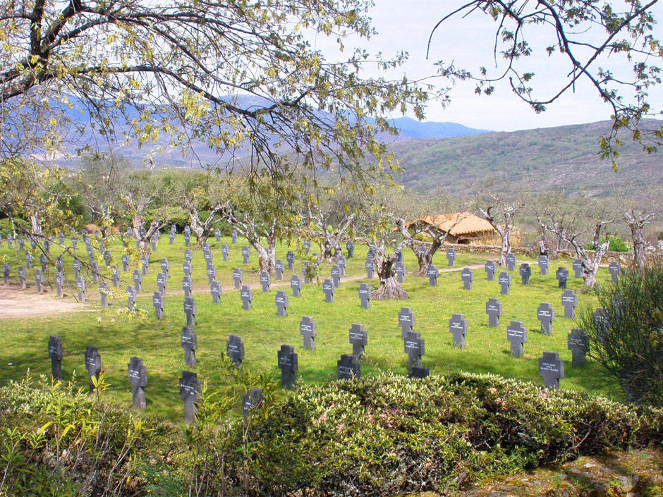 El cementerio alemán de Cuacos de Yuste