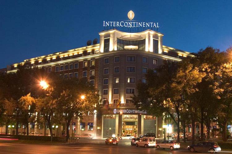 Fachada del Hotel Intercontinental de Madrid