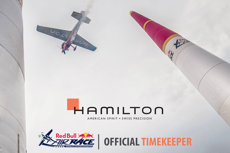 Hamilton, Cronometrador Oficial del Campeonato Mundial Red Bull Air Race