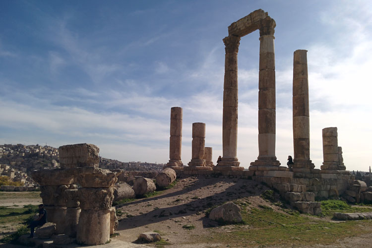 Viajar a Amán. Templo de Hércules, Ciudadela de Amán. © Tu Gran Viaje