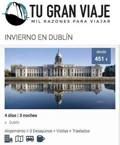 Oferta de viajes baratos a Dublin | Tu Gran Viaje