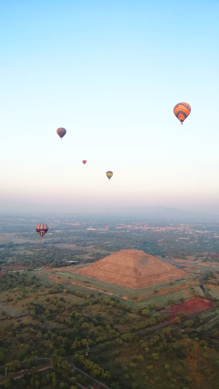 Sobrevolar en globo Teotihuacan, toda una experiencia viajera | Tu Gran Viaje