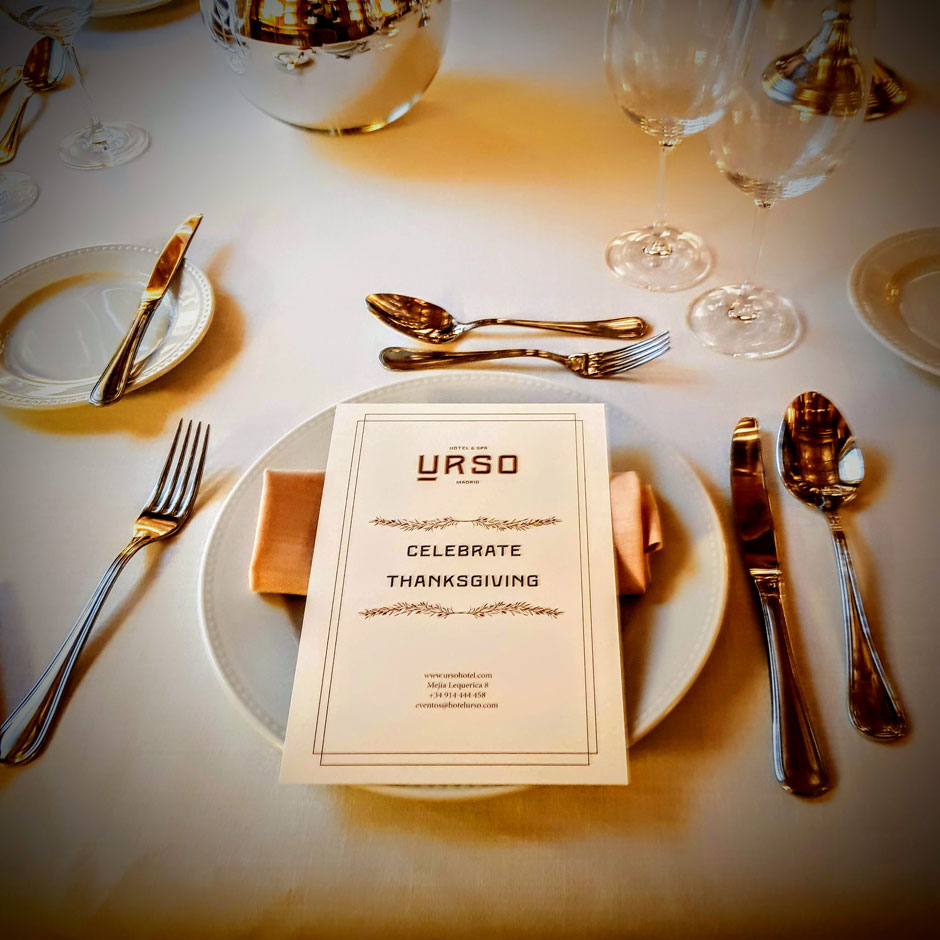 La cena de Acción de Gracias del URSO Hotel & Spa | Tu Gran Viaje
