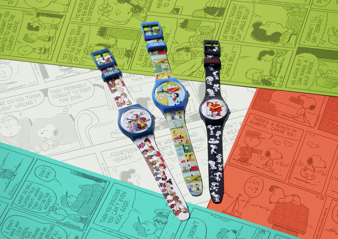 La colección de relojes Swatch x Peanuts | Tu Gran Viaje