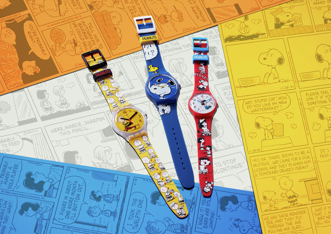 La colección de relojes Swatch x Peanuts | Tu Gran Viaje