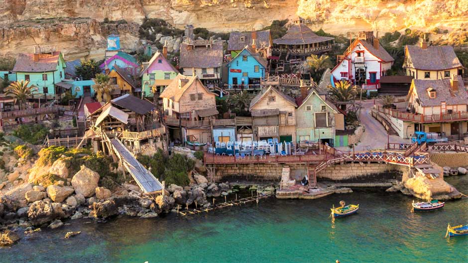 Los pueblos más bonitos de Malta Popeye Village Turismo de Malta Tu Gran Viaje